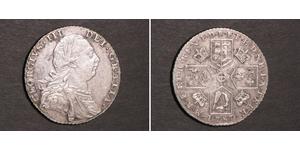 1 Shilling Reino de Gran Bretaña (1707-1801) Plata Jorge III (1738-1820)