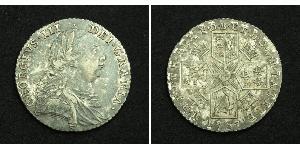 1 Shilling Reino de Gran Bretaña (1707-1801) Plata Jorge III (1738-1820)