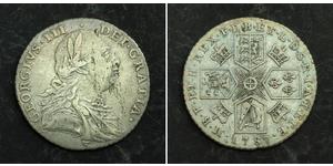 1 Shilling Reino de Gran Bretaña (1707-1801) Plata Jorge III (1738-1820)