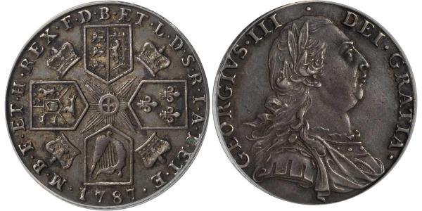 1 Shilling Reino de Gran Bretaña (1707-1801) Plata Jorge III (1738-1820)