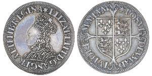 1 Shilling Reino de Inglaterra (927-1649,1660-1707) Plata Isabel I (1533-1603)