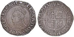 1 Shilling Reino de Inglaterra (927-1649,1660-1707) Plata Isabel I (1533-1603)