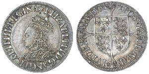 1 Shilling Reino de Inglaterra (927-1649,1660-1707) Plata Isabel I (1533-1603)