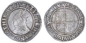 1 Shilling Reino de Inglaterra (927-1649,1660-1707) Plata Isabel I (1533-1603)