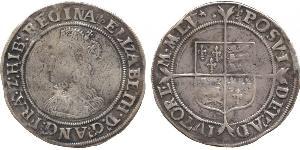 1 Shilling Reino de Inglaterra (927-1649,1660-1707) Plata Isabel I (1533-1603)