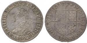 1 Shilling Reino de Inglaterra (927-1649,1660-1707) Plata Isabel I (1533-1603)