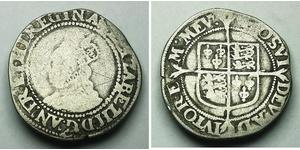 1 Shilling Reino de Inglaterra (927-1649,1660-1707) Plata Isabel I (1533-1603)