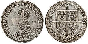 1 Shilling Reino de Inglaterra (927-1649,1660-1707) Plata Isabel I (1533-1603)