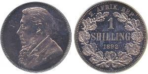 1 Shilling Sudáfrica Plata Paul Kruger (1825 - 1904)