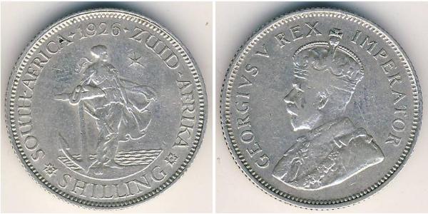 1 Shilling Sudáfrica Plata Jorge V (1865-1936)