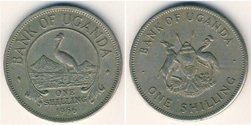 1 Shilling Uganda Rame/Nichel 