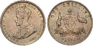 1 Shilling Australien (1788 - 1939) Silber George V (1865-1936)