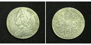 1 Shilling Britisches Weltreich (1497 - 1949) Silber Georg II (1683-1760)