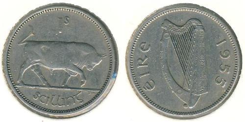 1 Shilling Irland (1922 - ) Silber 