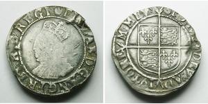 1 Shilling Königreich England (927-1649,1660-1707) Silber Elizabeth I (1533-1603)