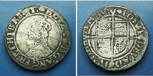 1 Shilling Königreich England (927-1649,1660-1707) Silber Elizabeth I (1533-1603)