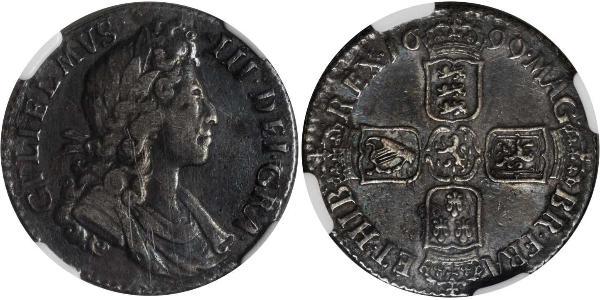 1 Shilling Königreich England (927-1649,1660-1707) Silber Wilhelm III (1650-1702)