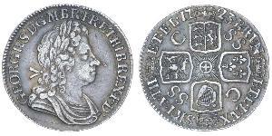 1 Shilling Königreich Großbritannien (1707-1801) Silber Georg I (1660-1727)