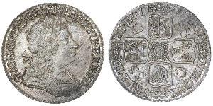 1 Shilling Königreich Großbritannien (1707-1801) Silber Georg I (1660-1727)