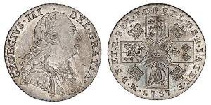 1 Shilling Königreich Großbritannien (1707-1801) Silber Georg III (1738-1820)
