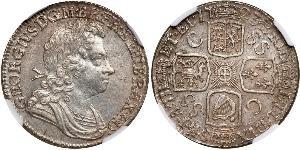 1 Shilling Königreich Großbritannien (1707-1801) Silber Georg I (1660-1727)