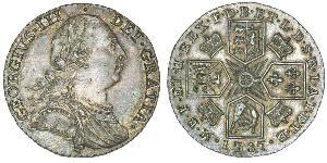 1 Shilling Königreich Großbritannien (1707-1801) Silber Georg III (1738-1820)