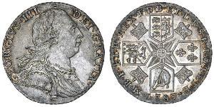 1 Shilling Königreich Großbritannien (1707-1801) Silber Georg III (1738-1820)