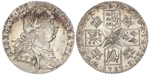 1 Shilling Königreich Großbritannien (1707-1801) Silber Georg III (1738-1820)