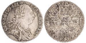 1 Shilling Königreich Großbritannien (1707-1801) Silber Georg III (1738-1820)