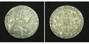 1 Shilling Königreich Großbritannien (1707-1801) Silber Georg III (1738-1820)