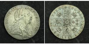 1 Shilling Königreich Großbritannien (1707-1801) Silber Georg III (1738-1820)