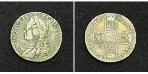 1 Shilling Königreich Großbritannien (1707-1801) Silber Georg II (1683-1760)