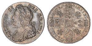 1 Shilling Königreich Großbritannien (1707-1801) Silber Georg II (1683-1760)