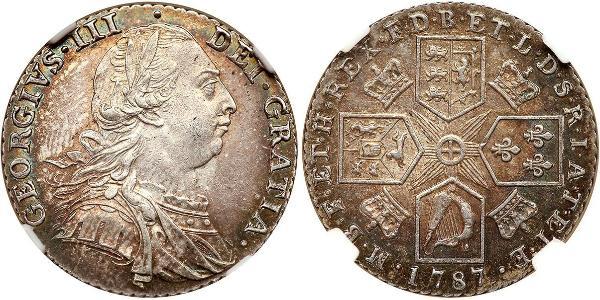 1 Shilling Königreich Großbritannien (1707-1801) Silber Georg III (1738-1820)