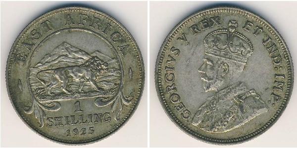 1 Shilling Ostafrika Silber George V (1865-1936)