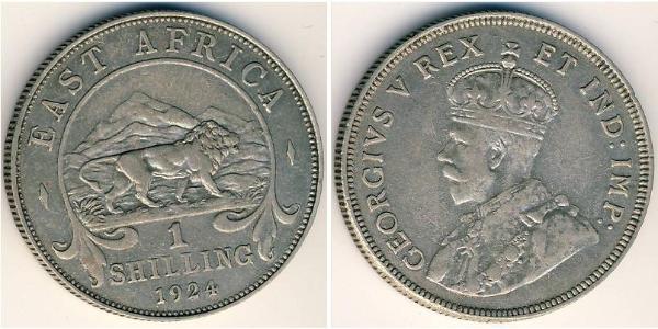 1 Shilling Ostafrika Silber George V (1865-1936)