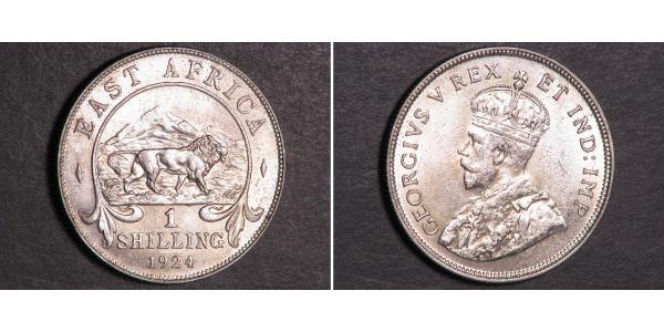 1 Shilling Ostafrika Silber George V (1865-1936)