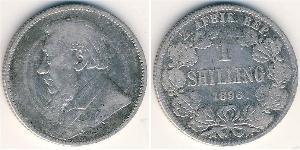 1 Shilling Südafrika Silber Paul Kruger (1825 - 1904)