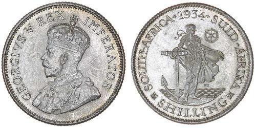 1 Shilling Südafrika Silber George V (1865-1936)