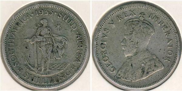 1 Shilling Südafrika Silber George V (1865-1936)