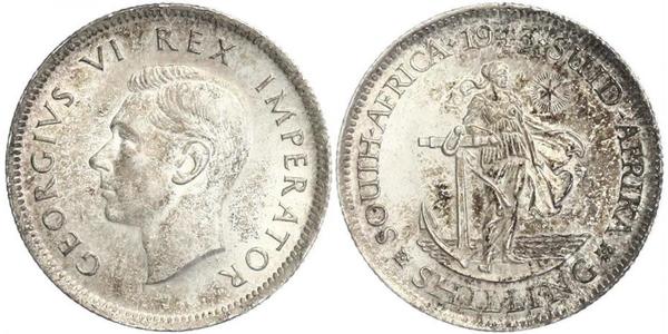 1 Shilling Südafrika Silber Georg VI (1895-1952)