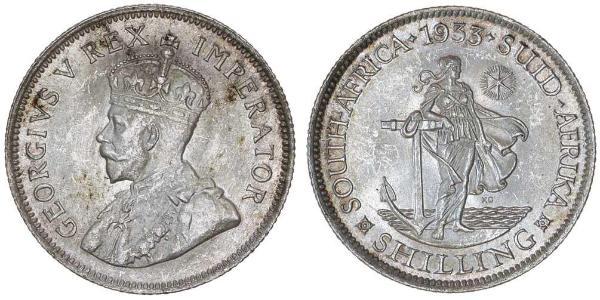 1 Shilling Südafrika Silber George V (1865-1936)