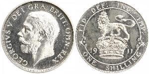 1 Shilling Vereinigtes Königreich Silber George V (1865-1936)