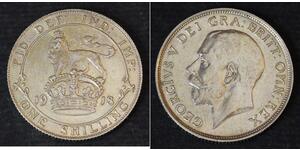 1 Shilling Vereinigtes Königreich Silber George V (1865-1936)