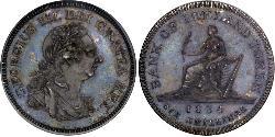 1 Shilling Vereinigtes Königreich von Großbritannien und Irland (1801-1922) Silber Georg III (1738-1820)