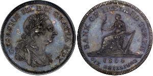 1 Shilling Vereinigtes Königreich von Großbritannien und Irland (1801-1922) Silber Georg III (1738-1820)