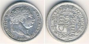 1 Shilling Vereinigtes Königreich von Großbritannien und Irland (1801-1922) Silber Georg III (1738-1820)