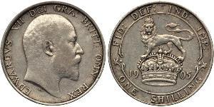 1 Shilling Vereinigtes Königreich von Großbritannien und Irland (1801-1922) Silber Eduard VII (1841-1910)