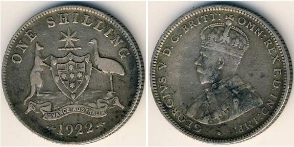 1 Shilling Australia (1788 - 1939) Silver Edward VII (1841-1910)