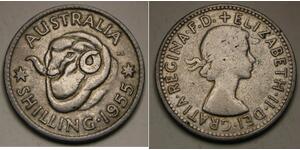 1 Shilling Australia (1939 - ) Silver Elizabeth II (1926-2022)
